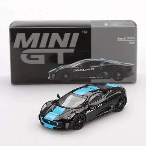 MİNİ GT 1:64 JAGUAR C-X75 BLACK ürün görseli 1