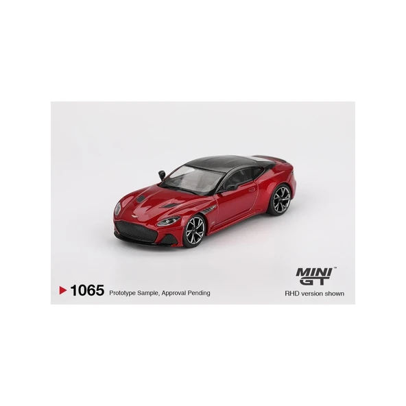 MNİ GT 1:64 ASTON MARTİN DBS HYPER RED ürün görseli 1