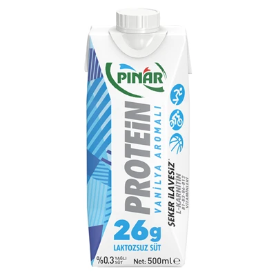 PINAR Protein Süt 500 Ml Vanilya (7'li Paket) ürün görseli 1