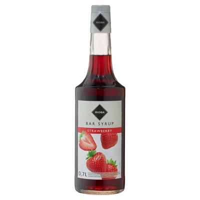 RIOBA Aromalı Şurup 700 Ml Çilek (4'li Paket) ürün görseli 1