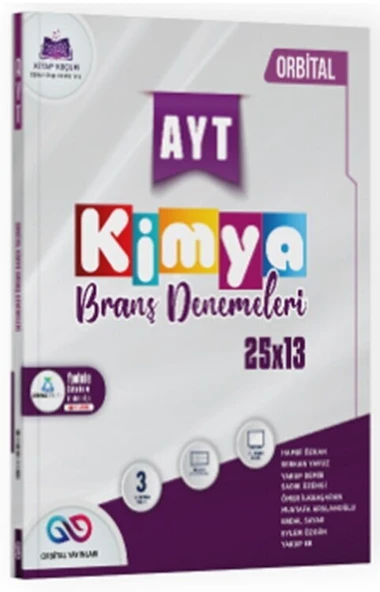 AYT Kimya 25 x 13 Branş Denemeleri Orbital Yayınları ürün görseli 1