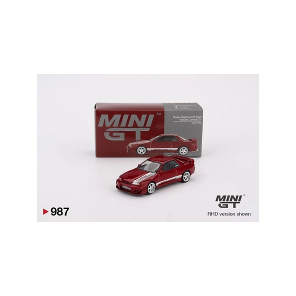 MİNİ GT 1/64 NİSSAN SKYLİNE GTR GEM RED ürün görseli 1