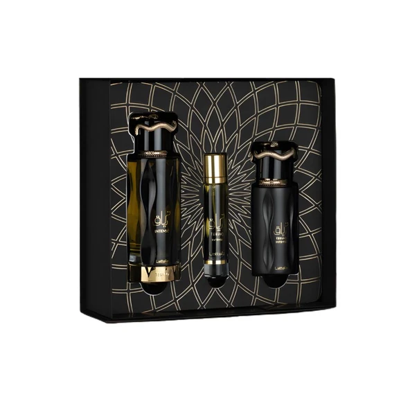 Lattafa Teriaq Intense EDP 100 ml Parfüm Seti ürün görseli 1
