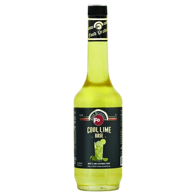 Fo Aromalı Baz Şurup 700 Ml Cool Lime (8'li Paket) ürün görseli 1