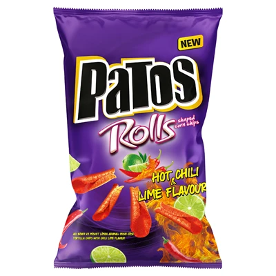 PATOS Rolls Cips Süper Boy 135 G Chılı&Lıme (8'li Paket) ürün görseli 1
