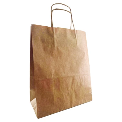 Büküm Saplı Kraft Çanta 25Li 25*12*31cm (8'li Paket) ürün görseli 1