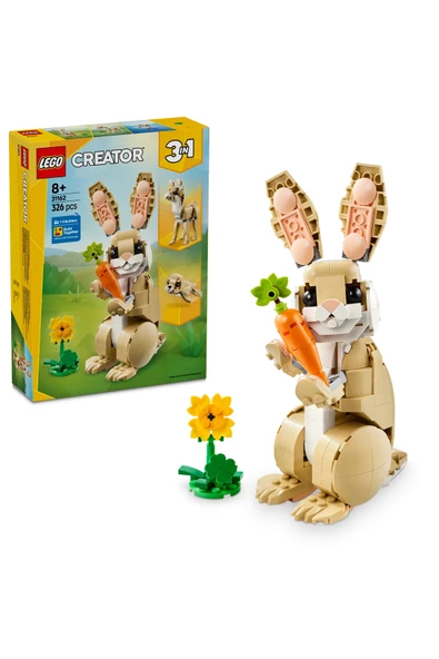LEGO 31162 Creator Sevimli Tavşan ürün görseli 1