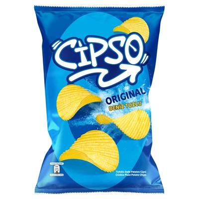 Cipso Cips Parti Boy Orginal 160 G Deniz Tuzlu (8'li Paket) ürün görseli 1