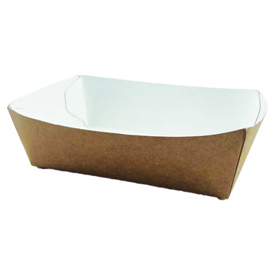 Kraft Kayık Tabak 100Lü 9.5*15*5cm (7'li Paket) ürün görseli 1