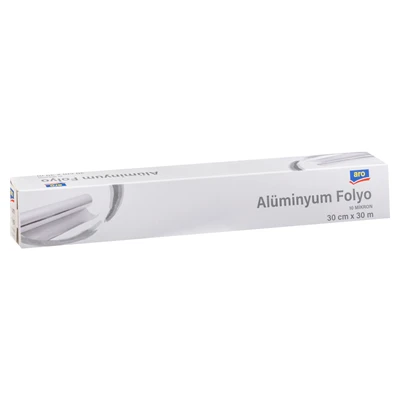 aro Alüminyum Folyo 10mikron 30cm*30m (3'li Paket) ürün görseli 1