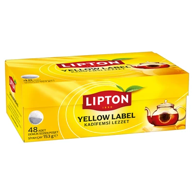 Lipton Demlik Poşet Çay 48Li 3,2G Yellow Label (5'li Paket) ürün görseli 1