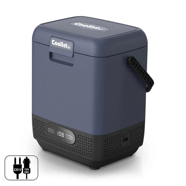 Coolist CLK12 12/24Volt/ 220Volt 12 Litre Taşınabilir Kompresörlü Oto Buzdolabı ürün görseli 1