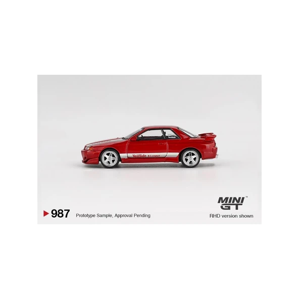 MİNİ GT 1/64 NİSSAN SKYLİNE GTR GEM RED - Resim 4