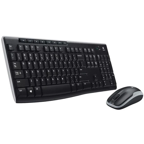 Logitech MK270 Kablosuz Klavye Set Mm Q Tr Siyah - Resim 2