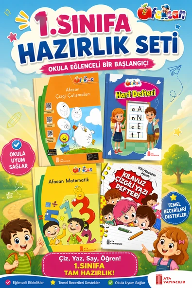 1. Sınıf Okula Hazırlık Seti 4 lü ürün görseli 1