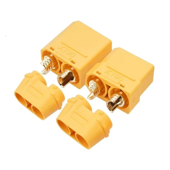 XT90 Konnektör Erkek/Di̇şi̇ Soket Çi̇fti̇ (Lipo Batarya İçi̇n) 4 Parça ürün görseli 1