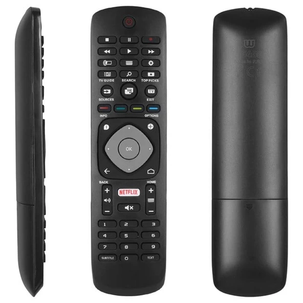 Philips RM-L1285 - 2422549001911 - 43PUS6262/12 - 50PFL3807H/12 Netflix Tuşlu Lcd TV Kumanda ürün görseli 1