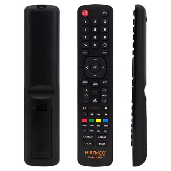 Hiremco Turbo V8D+ Uydu Alıcı Kumandası ürün görseli 1