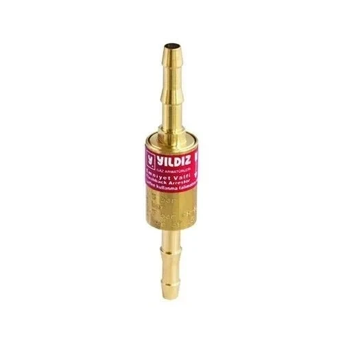 Yıldız 1018 Hortum Arası Alev Emniyet Valfi Yanıcı Gaz ürün görseli 1