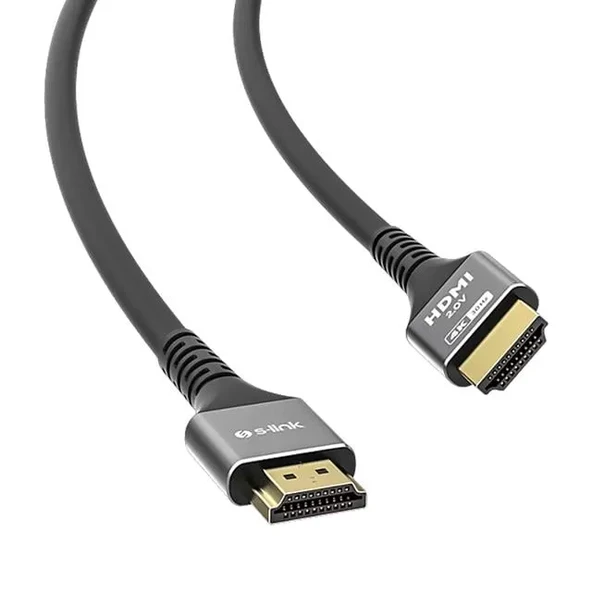 S-Link Slx-Hd4K15 15 Metre 4K 30Hz Metal Uçlu Hdmı Kablo (V2.0 Uyumlu) ürün görseli 1