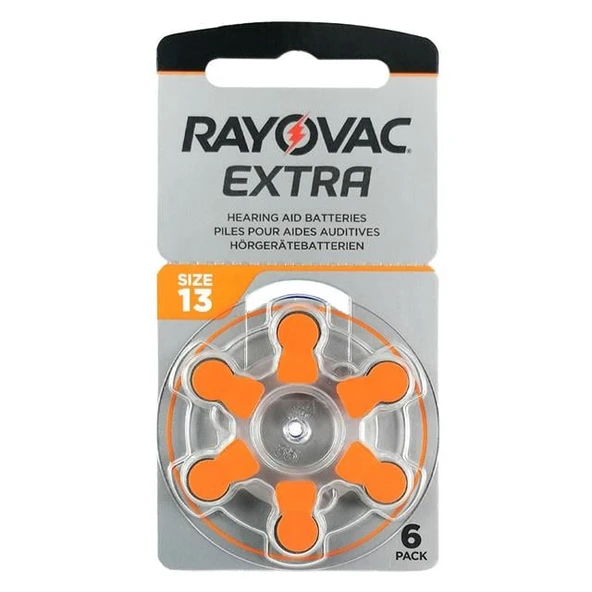 Rayovac 13 Numara Kulaklık Pili 6'Lı Paket ürün görseli 1
