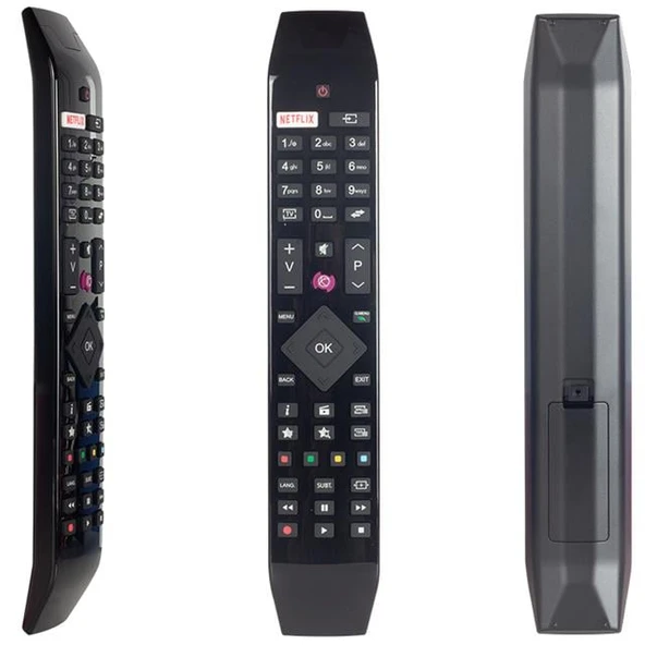 Vestel Netflix Mor Tuşlu Yeni Üstü Camlı Model Led Tv Kumanda ürün görseli 1