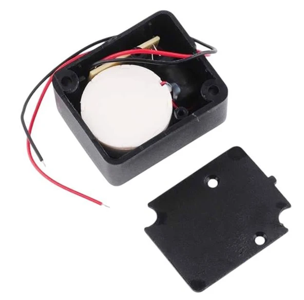 12 Volt Dc Devreli Kablolu Siren Ses Buzzer IC-221A - Resim 2
