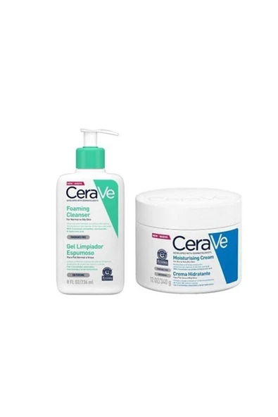 CeraVe Foaming 236 Ml Moisturising 340 Gr ürün görseli 1