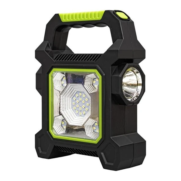 Powermaster JY-258C 3 Kademeli̇ Şarjlı Çok Fonksiyonlu Solar Işıldak ürün görseli 1
