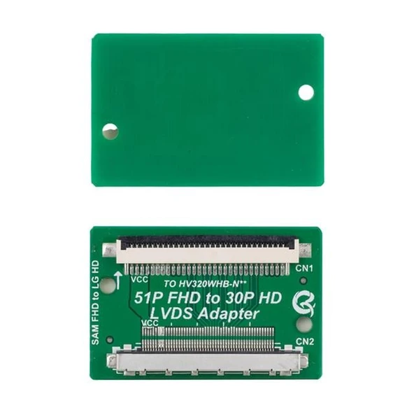 Lcd Panel Flexi Repair Kart 51P Fhd To 30P Hd Lvds To Fpc Sam Fhd To Lg Hd QK0807B ürün görseli 1