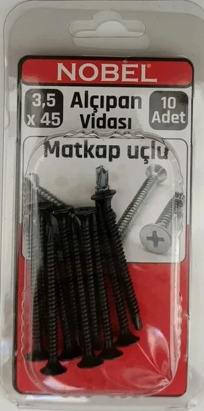 FIX MATKAP UÇLU ALÇIPAN VİDASI 3,5 x 45 10 LU ürün görseli 1