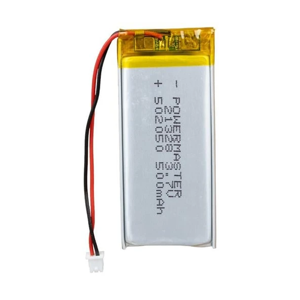 Powermaster 502050 3.7 Volt 500 Mah Lityum Polimer Pil ürün görseli 1
