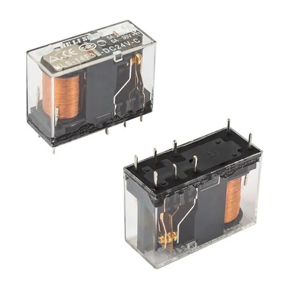 24 Volt Role Çift Kontak 8 Bacak 5 Amper HLS-14F3L-DC5V -C ürün görseli 1