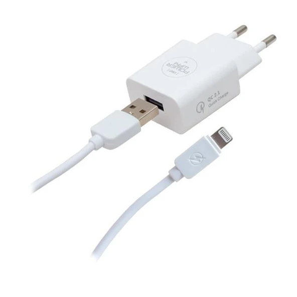 Powerway X-907 5 Volt 2000 Ma Hızlı Şarj Başlık Adaptörü - İphone Kablo ürün görseli 1