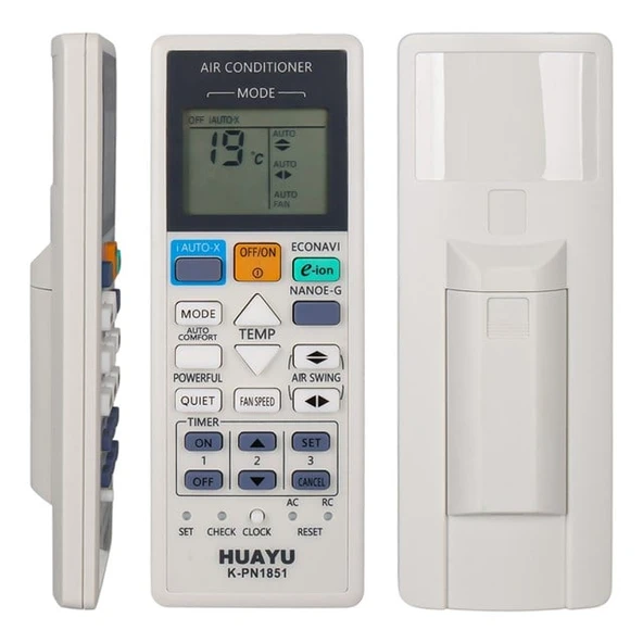 Huayu K-PN1851 Universal AC Panasonic Klima Kumandası ürün görseli 1