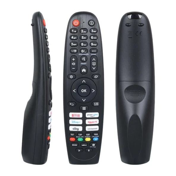 Huayu RM-L1888 LG Netflix - Prime Video - Rakuten Tv - Sling - LG Channels - Disney+ Tuşlu Universal Lcd Led Tv Kumanda ürün görseli 1
