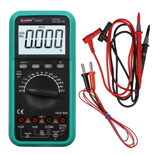 Powermaster VC-97 True RMS Profesyonel Dijital Multimetre Ölçü Aleti ürün görseli 1