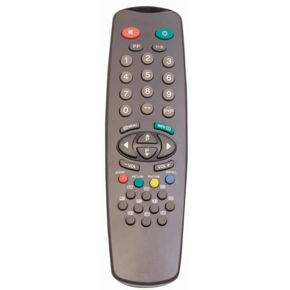 Vestel 1940 İnfo Tuşlu Siyah Tv Kumandası ürün görseli 1