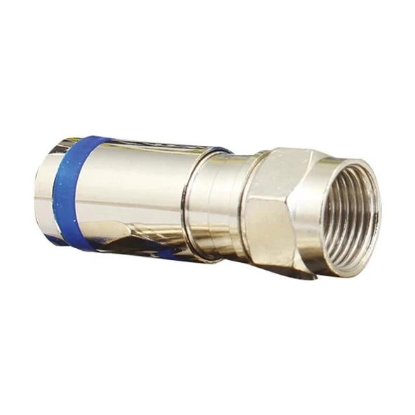 Powermaster PM-6194 Mavi Çizgili Digitürk Sıkmalı F Konnektör ürün görseli 1