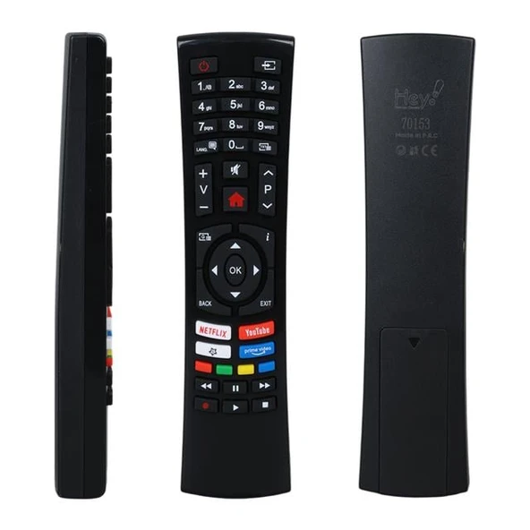 Toshiba CT-8528 - 43V5863DB - 40L2863DG - 32L3963DA Netflix-Youtube-Rakuten Tv Tuşlu Küçük Kalıp Lcd-Led Tv Kumanda ürün görseli 1