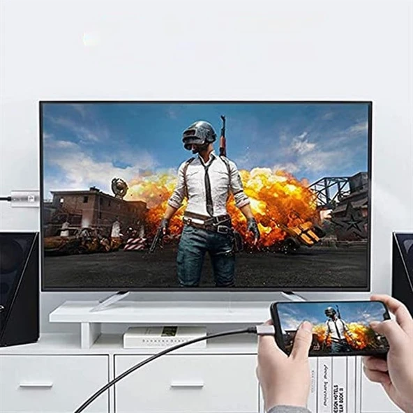 Powermaster PM-6921 2 Metre Type-C To HDMI Kablo - Resim 3