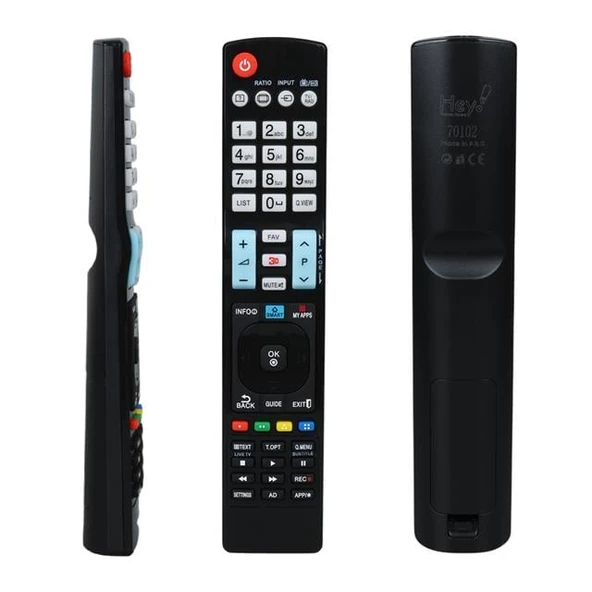 LG RM-999 3D Universal Küçük Kalıp Lcd Led Smart Tv Kumandası ürün görseli 1