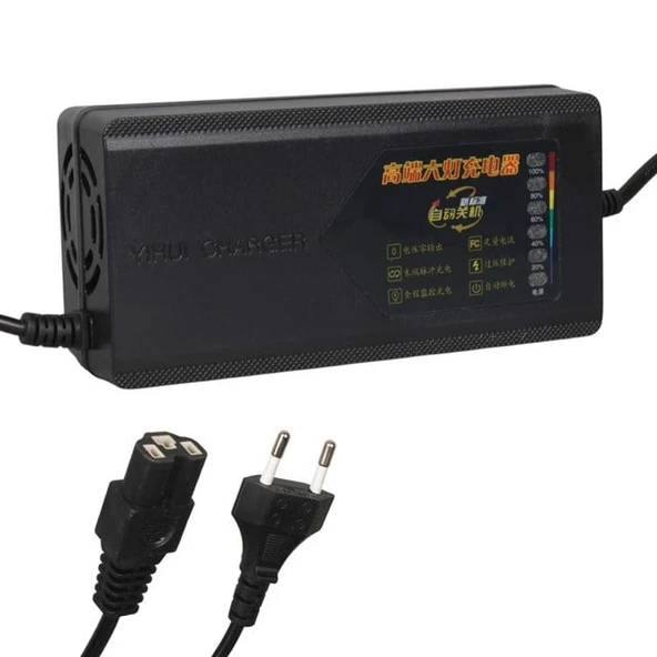 Powermaster PM-6042 60 Volt - 32 Amper Elektrikli Bisiklet Şarj Cihazı ürün görseli 1