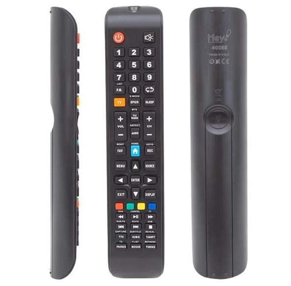Hey Skytech Sarı TV Tuşlu Smart Lcd Led TV Kumanda ürün görseli 1