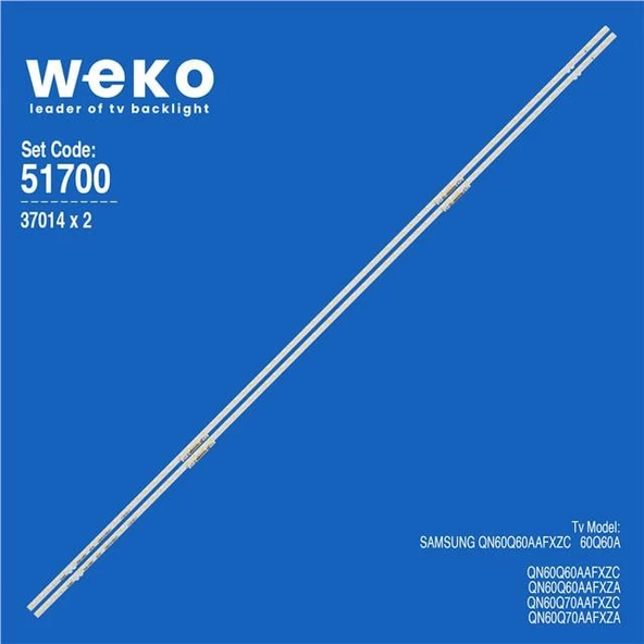Samsung QN60Q60AAFXZC 65'' 2 Adet Tv Led Bar (72 Led) (Tvnizi açıp içindeki led barla birebir aynısı olduğunu görmeden almayınız. Sonrasında iade ALMAMAKTAYIZ.) ürün görseli 1