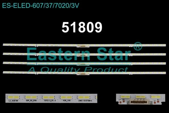 Wkset-6809 37476X4 L1_Au8/9K Sdp_G0_Dfm S37(1)_R1.0 V28_100  4 Adet Led Bar (37Led) (Tvnizi açıp içindeki led barla birebir aynısı olduğunu görmeden almayınız. Sonrasında iade ALMAMAKTAYIZ.) ürün görseli 1