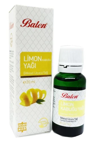 Balen Limon Kabuğu Yağı 3 x 20 ML ürün görseli 1
