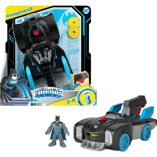Imaginext Bat-Tech Batmobil Batwinge Dönüşen Batmobil imaginext Işıklı Batman Figür ve Arabası ürün görseli 1