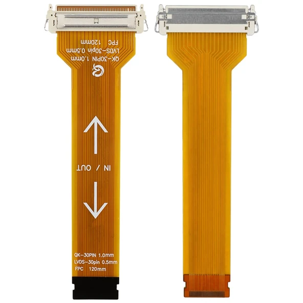 30 Pin 0.5Mm Pitch 100Mm Esnek Flat Kablo (FFC) LCD Panel Tamir Flexi ürün görseli 1