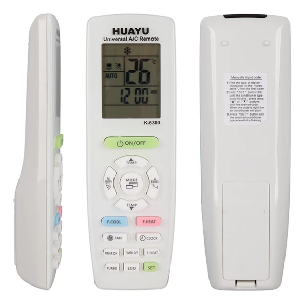 Huayu K-6300 Üniversal A/C Akıllı Klima Kumandası ürün görseli 1